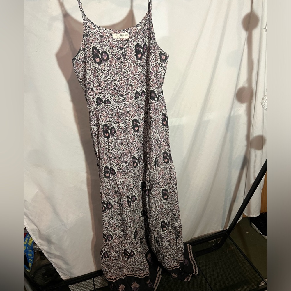 Natural life purple and white floral dress